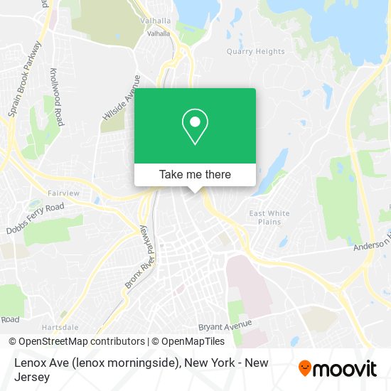 Lenox Ave (lenox morningside) map