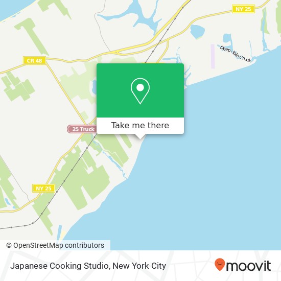 Mapa de Japanese Cooking Studio, Peconic Bay Blvd