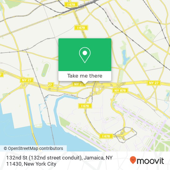 Mapa de 132nd St (132nd street conduit), Jamaica, NY 11430