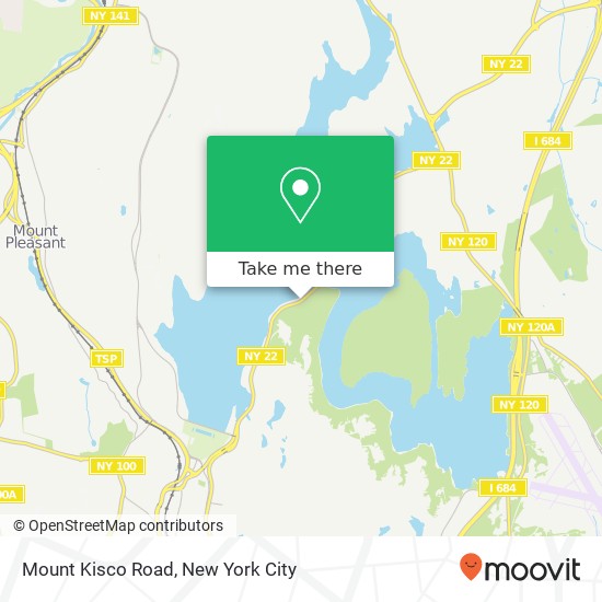 Mapa de Mount Kisco Road, Mt Kisco Rd, North Castle, NY, USA