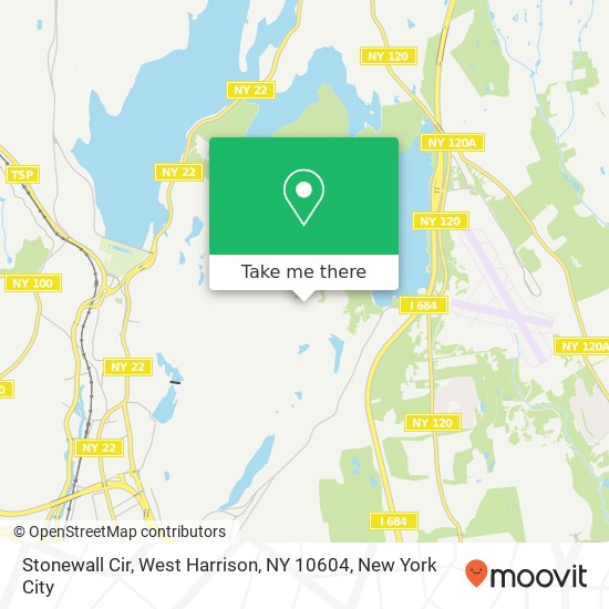 Mapa de Stonewall Cir, West Harrison, NY 10604