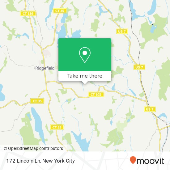 172 Lincoln Ln, Ridgefield, CT 06877 map