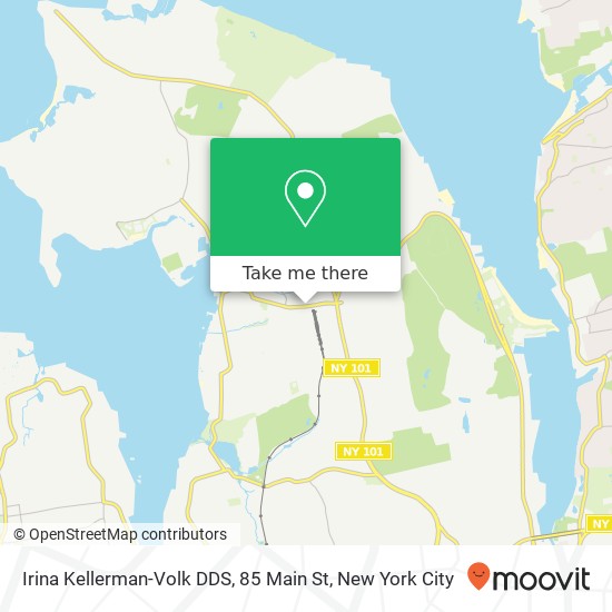 Irina Kellerman-Volk DDS, 85 Main St map