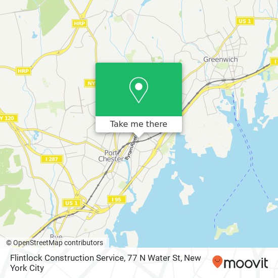 Mapa de Flintlock Construction Service, 77 N Water St