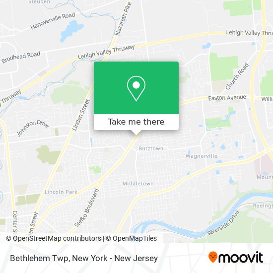 Mapa de Bethlehem Twp