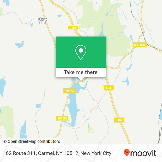 Mapa de 62 Route 311, Carmel, NY 10512
