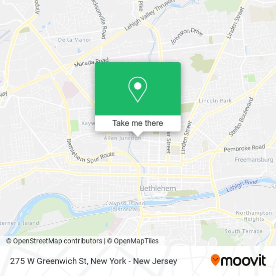 Mapa de 275 W Greenwich St