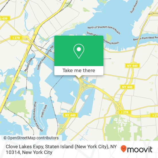 Clove Lakes Expy, Staten Island (New York City), NY 10314 map