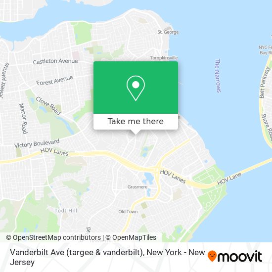 Mapa de Vanderbilt Ave (targee & vanderbilt)