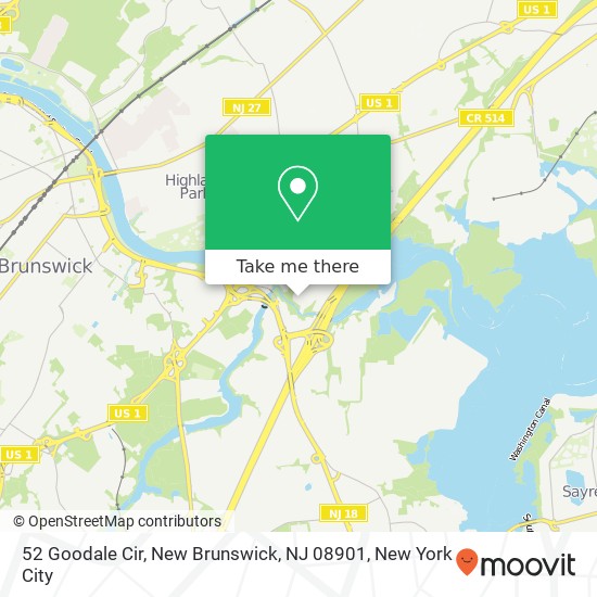 52 Goodale Cir, New Brunswick, NJ 08901 map
