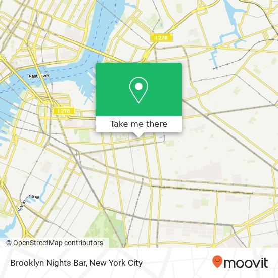 Brooklyn Nights Bar, 497 De Kalb Ave map