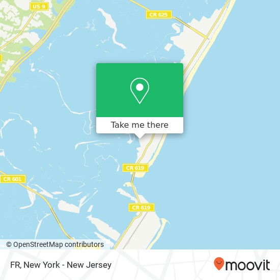 Mapa de FR, 8223 Sounds Ave FR, Sea Isle City, NJ 08243, USA