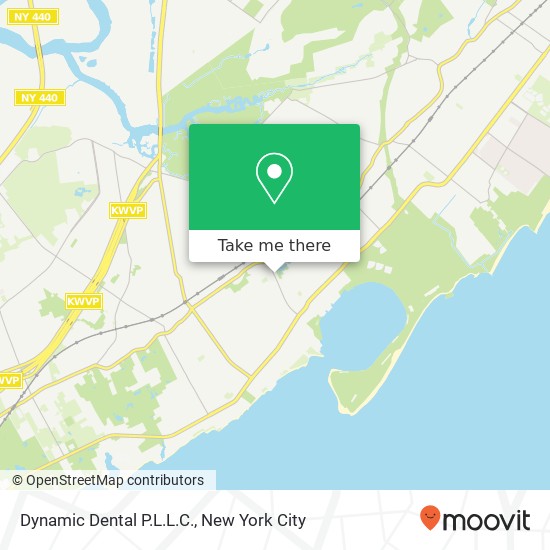 Mapa de Dynamic Dental P.L.L.C., 79 Nelson Ave