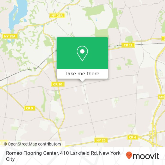 Romeo Flooring Center, 410 Larkfield Rd map