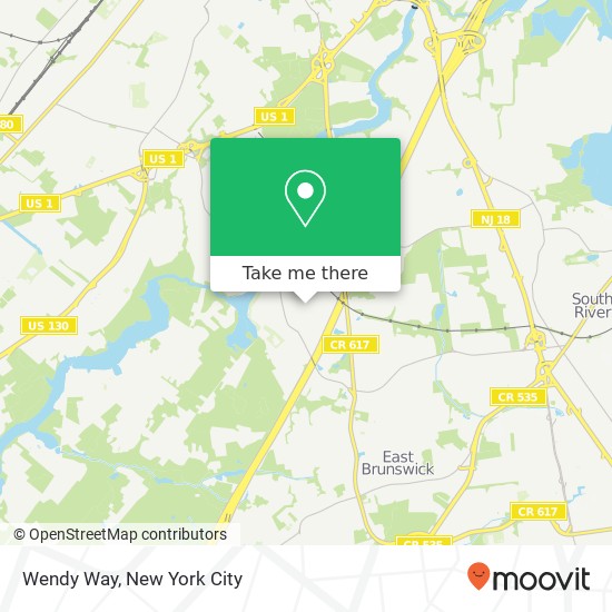 Mapa de Wendy Way, Milltown, NJ 08850