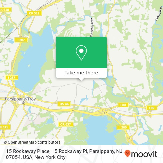 15 Rockaway Place, 15 Rockaway Pl, Parsippany, NJ 07054, USA map