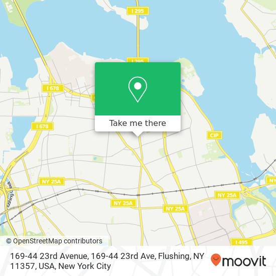 169-44 23rd Avenue, 169-44 23rd Ave, Flushing, NY 11357, USA map