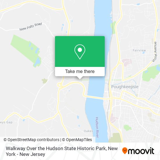 Walkway Over the Hudson State Historic Park map