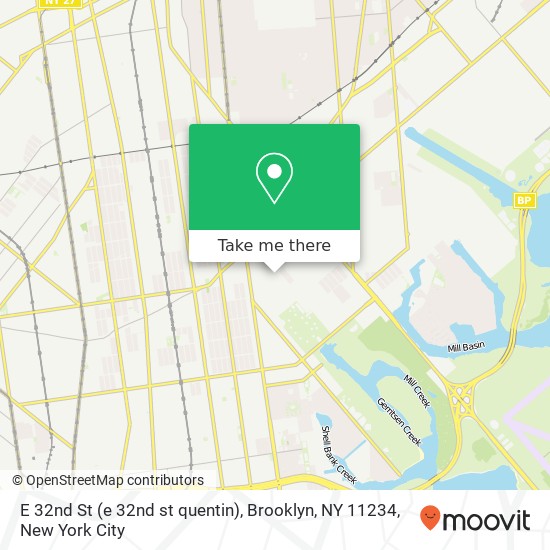 E 32nd St (e 32nd st quentin), Brooklyn, NY 11234 map