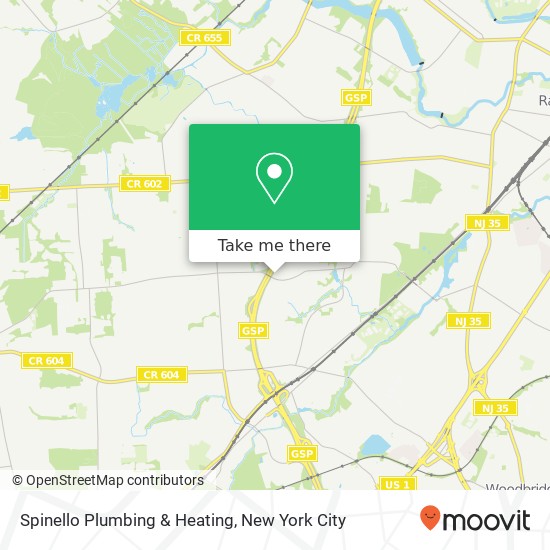 Mapa de Spinello Plumbing & Heating