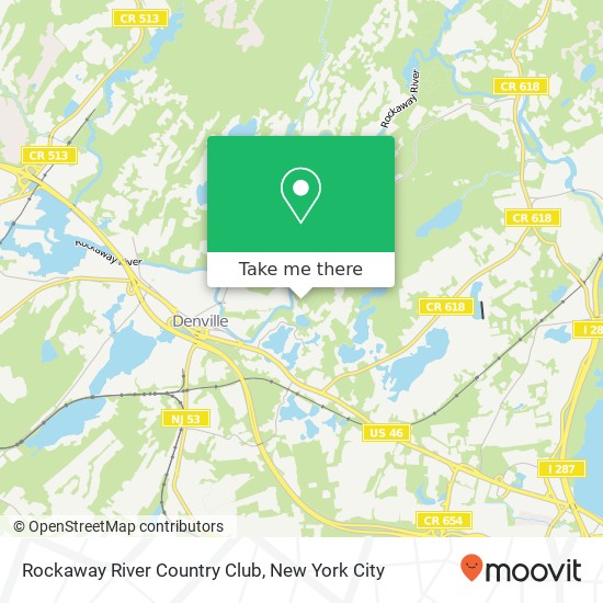 Rockaway River Country Club, 39 Pocono Rd map