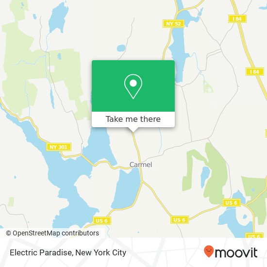 Mapa de Electric Paradise, 174 Route 52