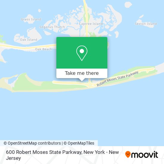 Mapa de 600 Robert Moses State Parkway