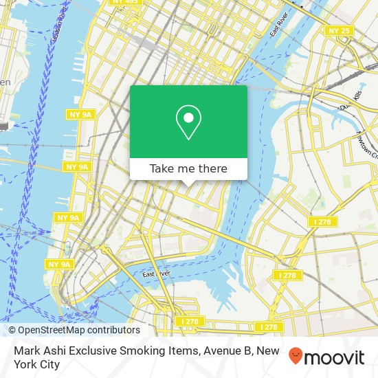 Mapa de Mark Ashi Exclusive Smoking Items, Avenue B