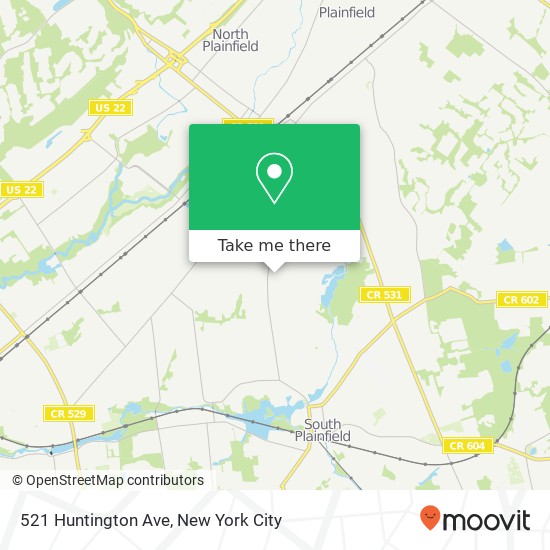 521 Huntington Ave, Plainfield, NJ 07060 map
