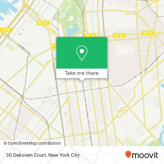 30 Dekoven Court, 30 Dekoven Ct, Brooklyn, NY 11230, USA map