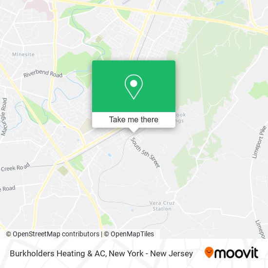 Mapa de Burkholders Heating & AC