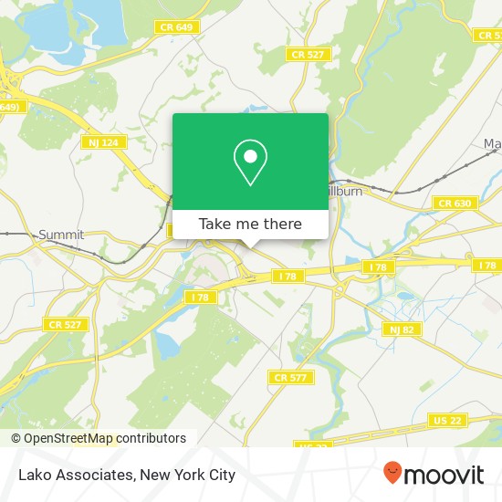 Lako Associates map