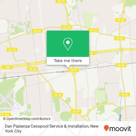 Mapa de Dan Pazienza Cesspool Service & Installation