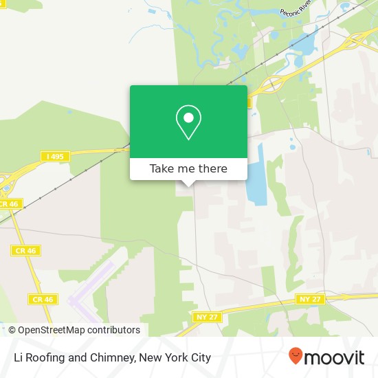 Li Roofing and Chimney map