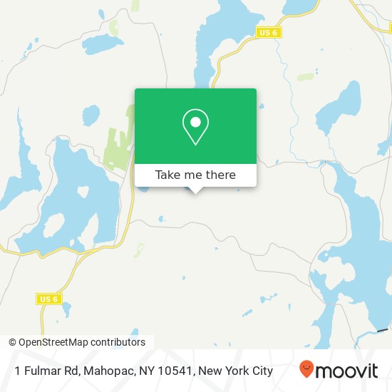 Mapa de 1 Fulmar Rd, Mahopac, NY 10541