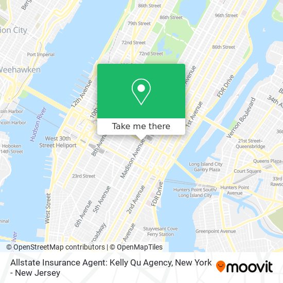 Mapa de Allstate Insurance Agent: Kelly Qu Agency