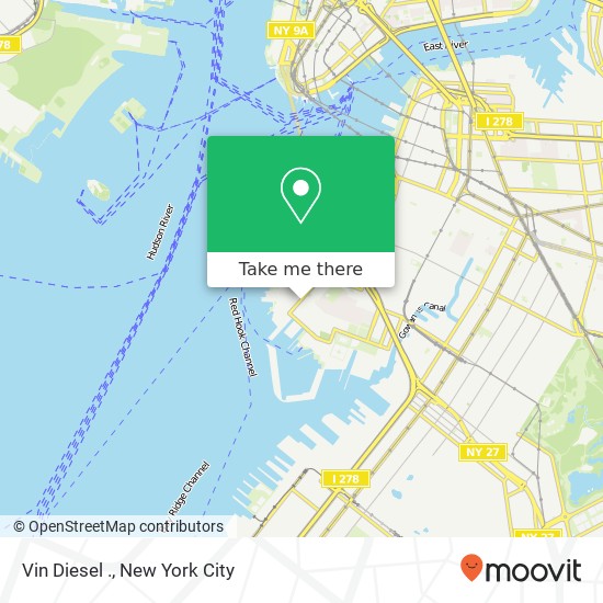 Mapa de Vin Diesel .