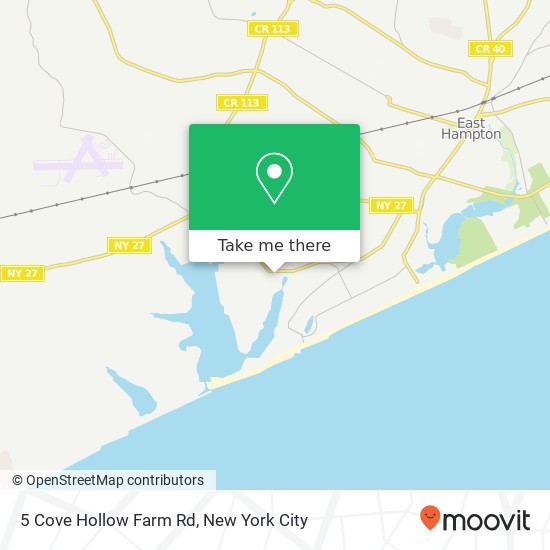5 Cove Hollow Farm Rd, East Hampton, NY 11937 map