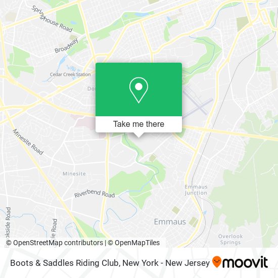 Boots & Saddles Riding Club map