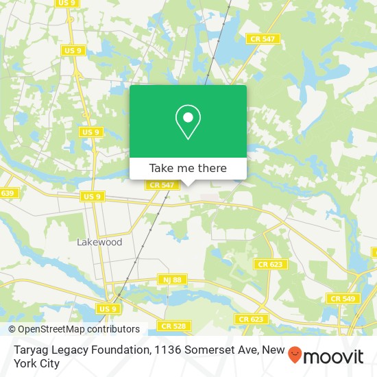 Taryag Legacy Foundation, 1136 Somerset Ave map