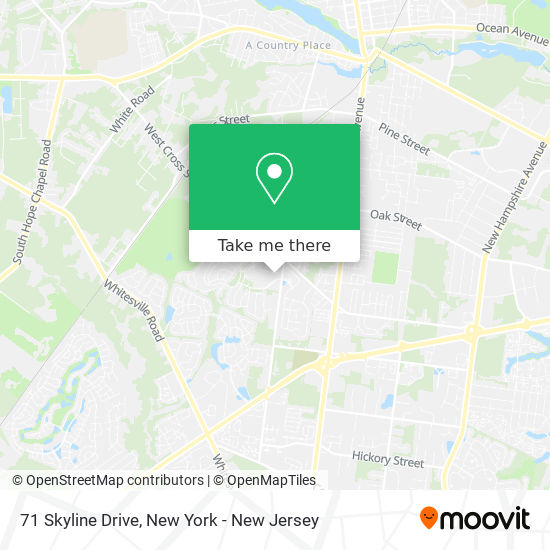 71 Skyline Drive map