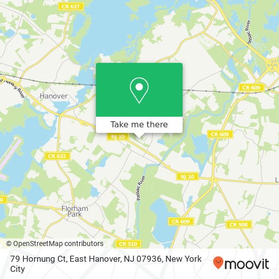 79 Hornung Ct, East Hanover, NJ 07936 map