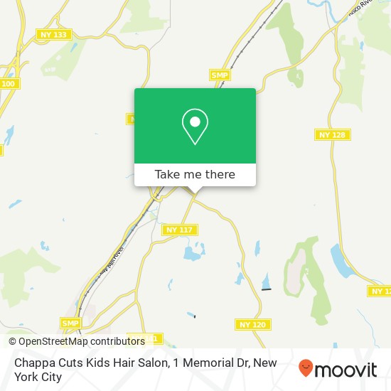 Mapa de Chappa Cuts Kids Hair Salon, 1 Memorial Dr