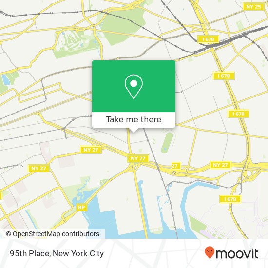 Mapa de 95th Place, 95th Pl, Queens, NY 11417, USA