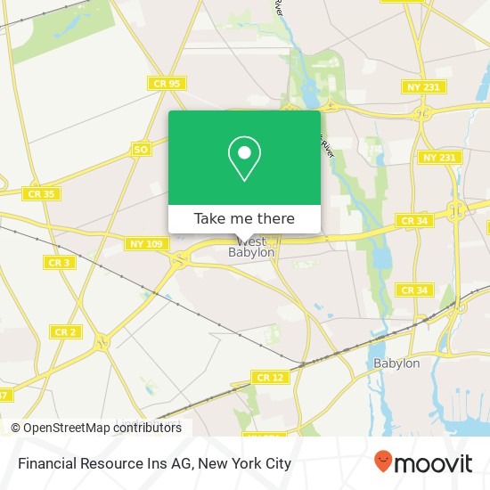 Mapa de Financial Resource Ins AG, 496 Sunrise Hwy