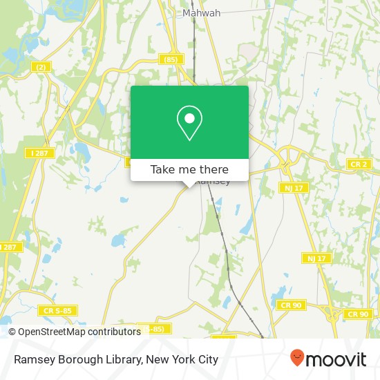 Mapa de Ramsey Borough Library