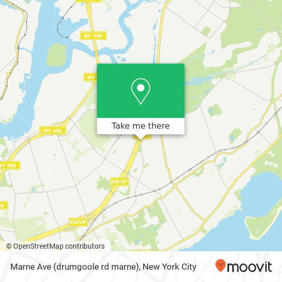 Mapa de Marne Ave (drumgoole rd marne), Staten Island, NY 10312