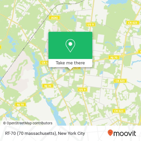 RT-70 (70 massachusetts), Toms River, NJ 08755 map