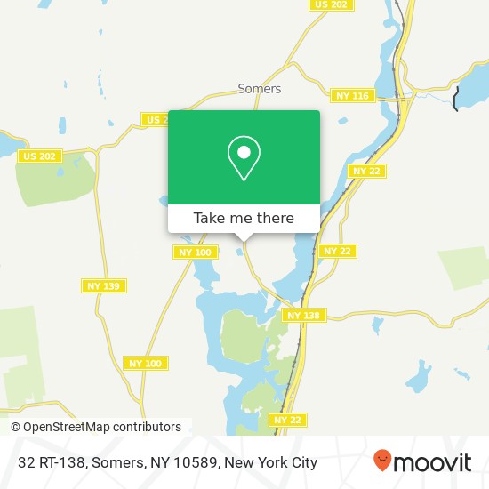 Mapa de 32 RT-138, Somers, NY 10589