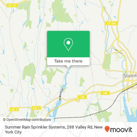 Mapa de Summer Rain Sprinkler Systems, 288 Valley Rd